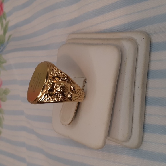 Lind Vintage Monogram Ring JRG 14KT HGE - Picture 2 of 8